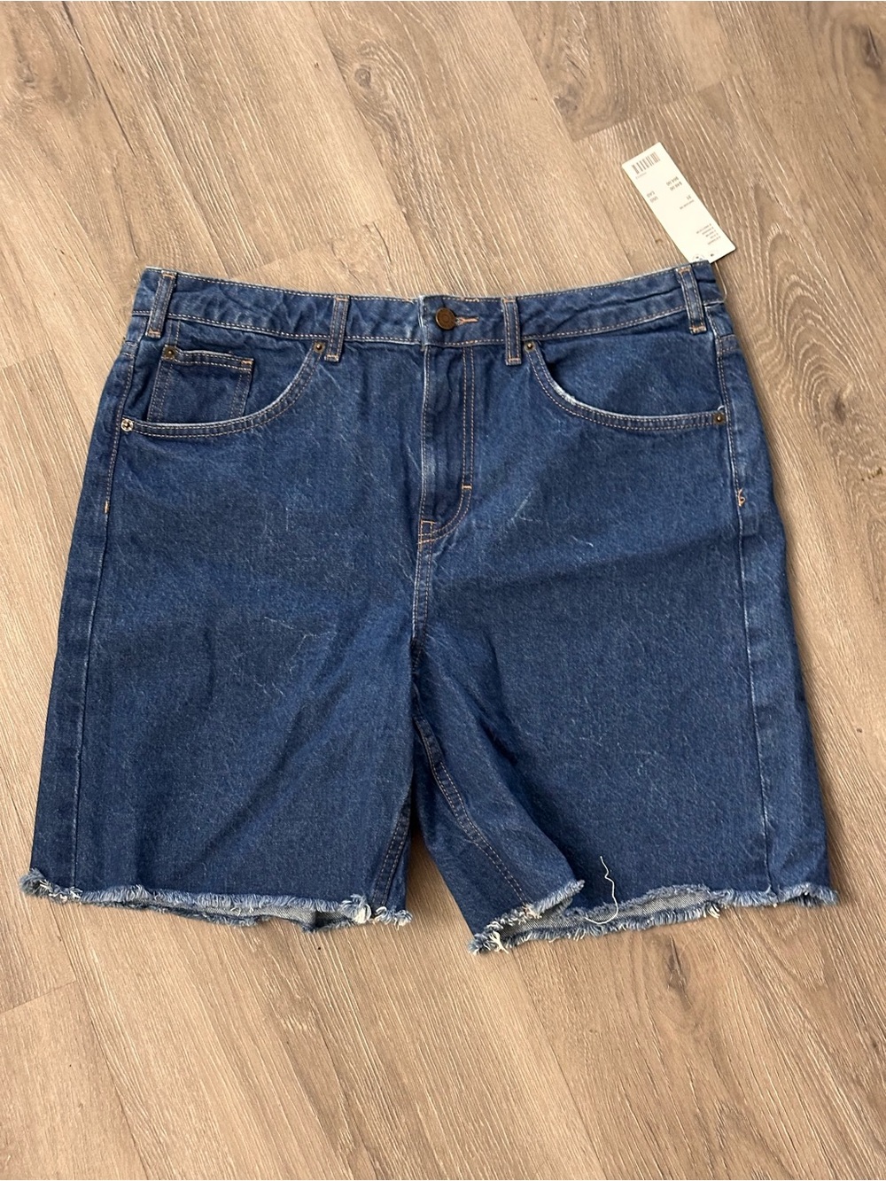 BDG Classic Dark Blue Denim Cutoff Shorts - Women